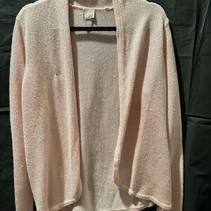Chico's Pink Cardigan Soft Relaxed Fit